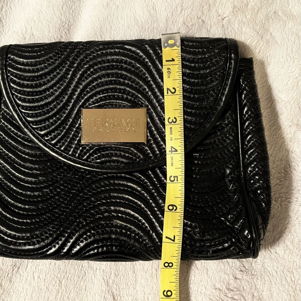 VERSACE Quilted Clutch Wristlet Bag NWOT! - Picture 8 of 9